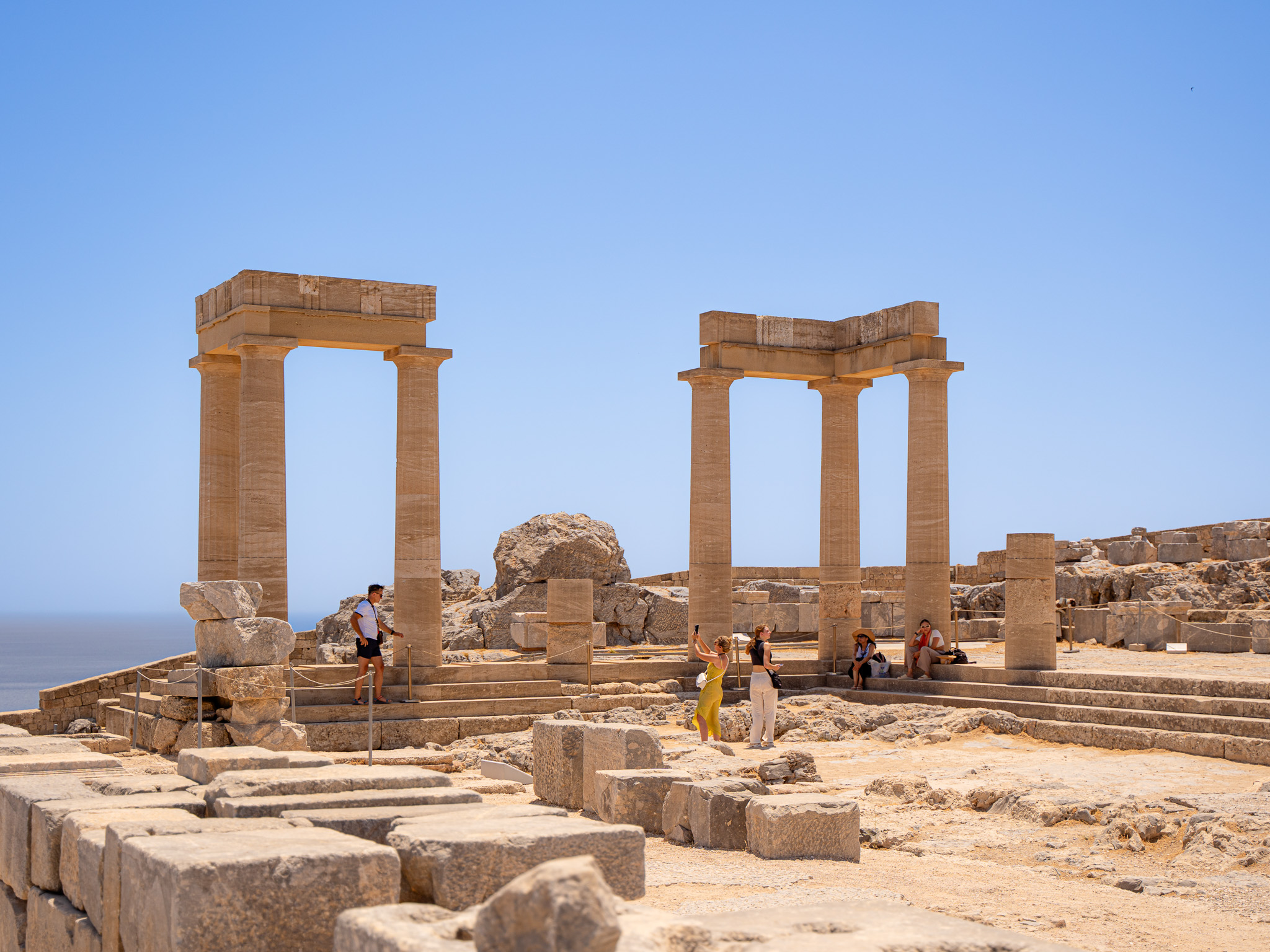 Akropol w Lindos na Rodos, zwiedzanie z polskim przewodnikiem Magic Tours