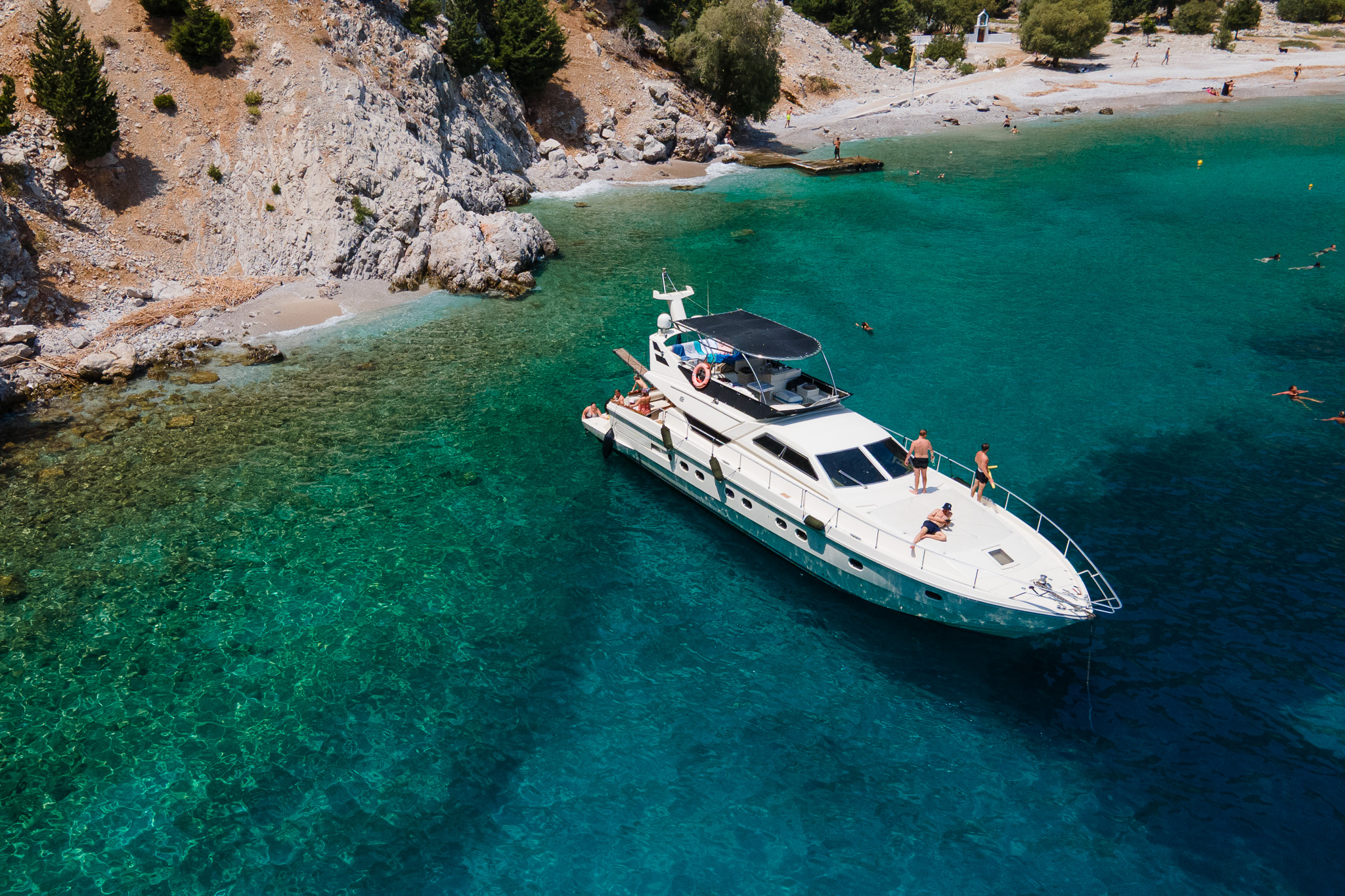 Obiad na jachcie Kolory Symi z Rodos Magic Tours